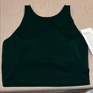 Lululemon Athletica Dark Green high neck align sports bra.